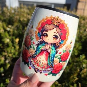 Colorful Virgin Mary Tumbler